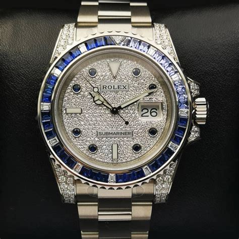 rolex submariner diamond dial for sale|rolex submariner diamond price.